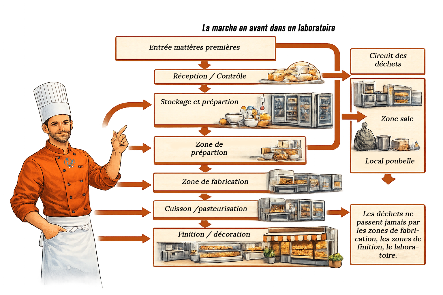la marche en avant ecoledupatissier