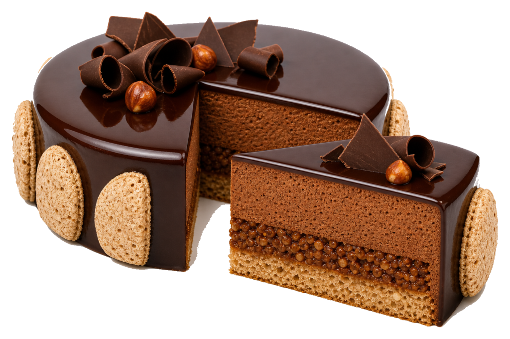 Entremets royal base pâte à bombe