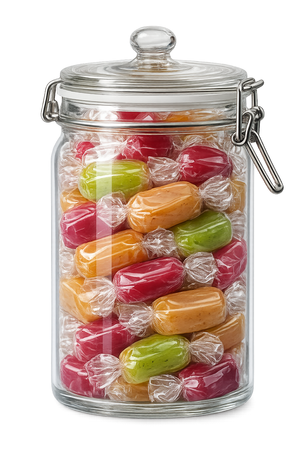 Bocal caramel aux fruits