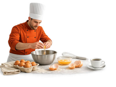 Les œufs en pâtisserie