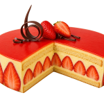 Entremets fraisier