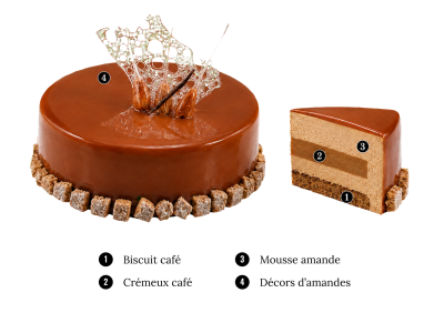 Entremets L’arabesque Arabica