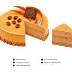 Entremets café caramel