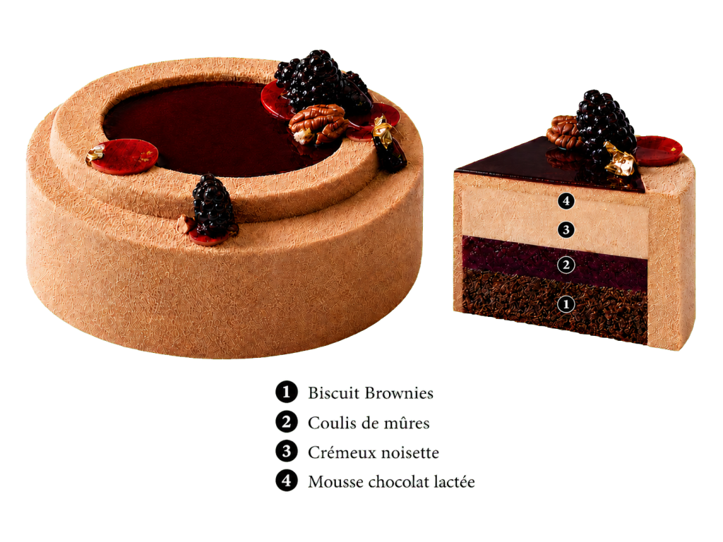 Entremets l’anneau des bois