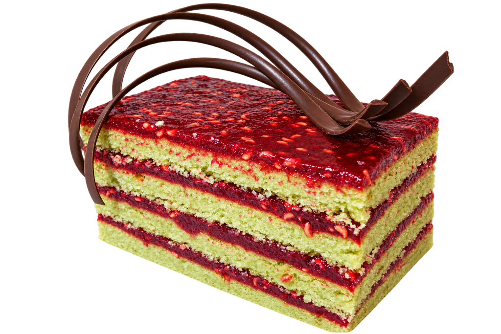 Cake pistache framboise sans farine