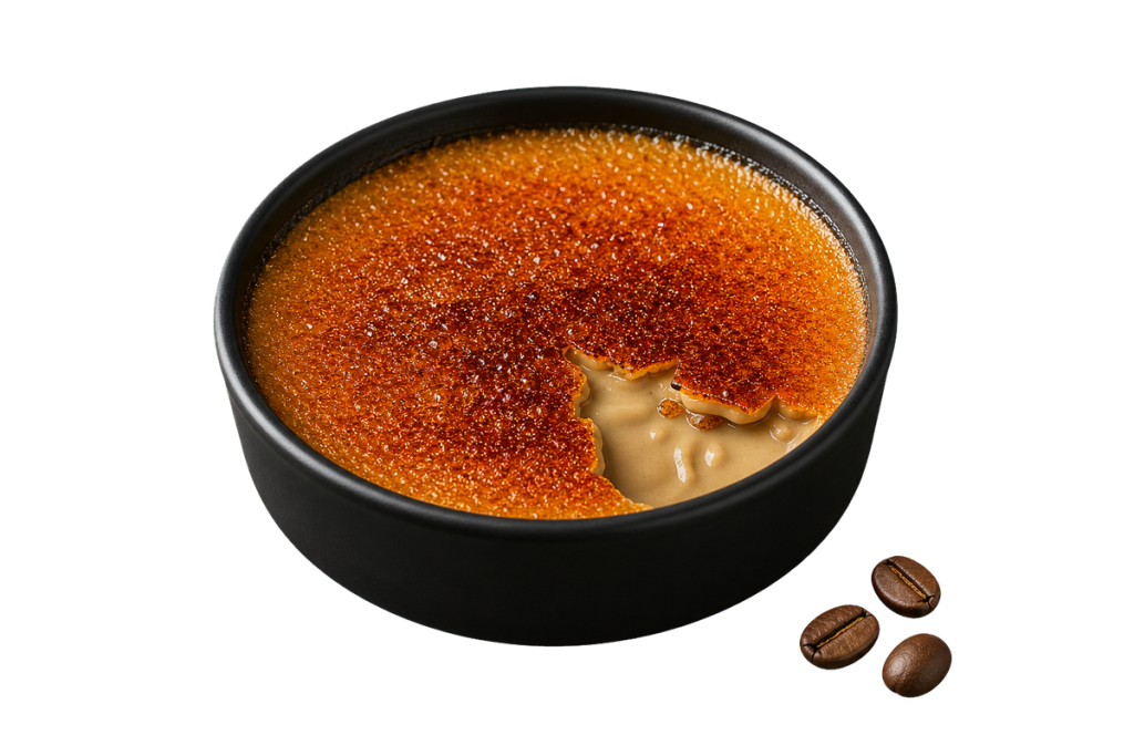 Crème brulée dulcey café