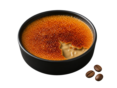 Crème brulée dulcey café