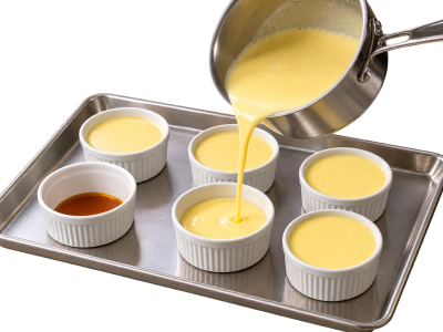 Crème caramel (crème renversée)