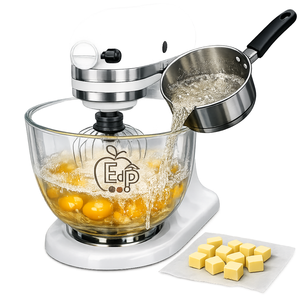 Crème au beurre oeufs sucre cuit