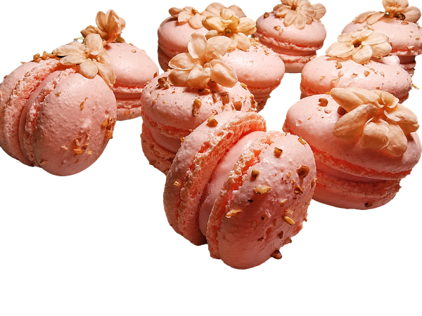 Macarons crémeux groseille