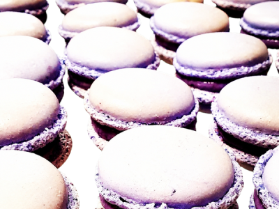 Macarons myrtille