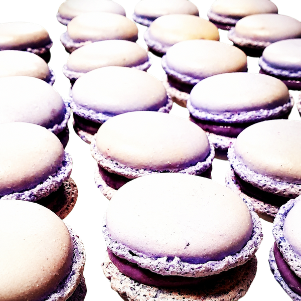 Macarons myrtille
