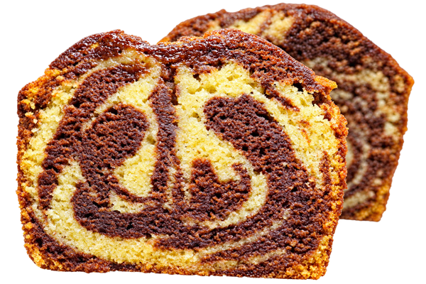Marbré au chocolat