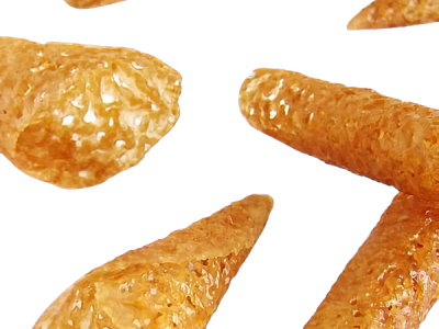 Tuiles croquantes aux fruits