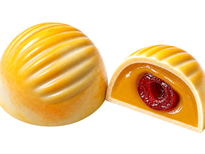 Bonbon moulé citron lactée