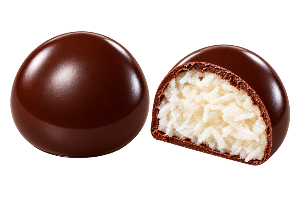 Boule coco chocolat noir