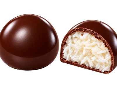 Boule coco chocolat noir
